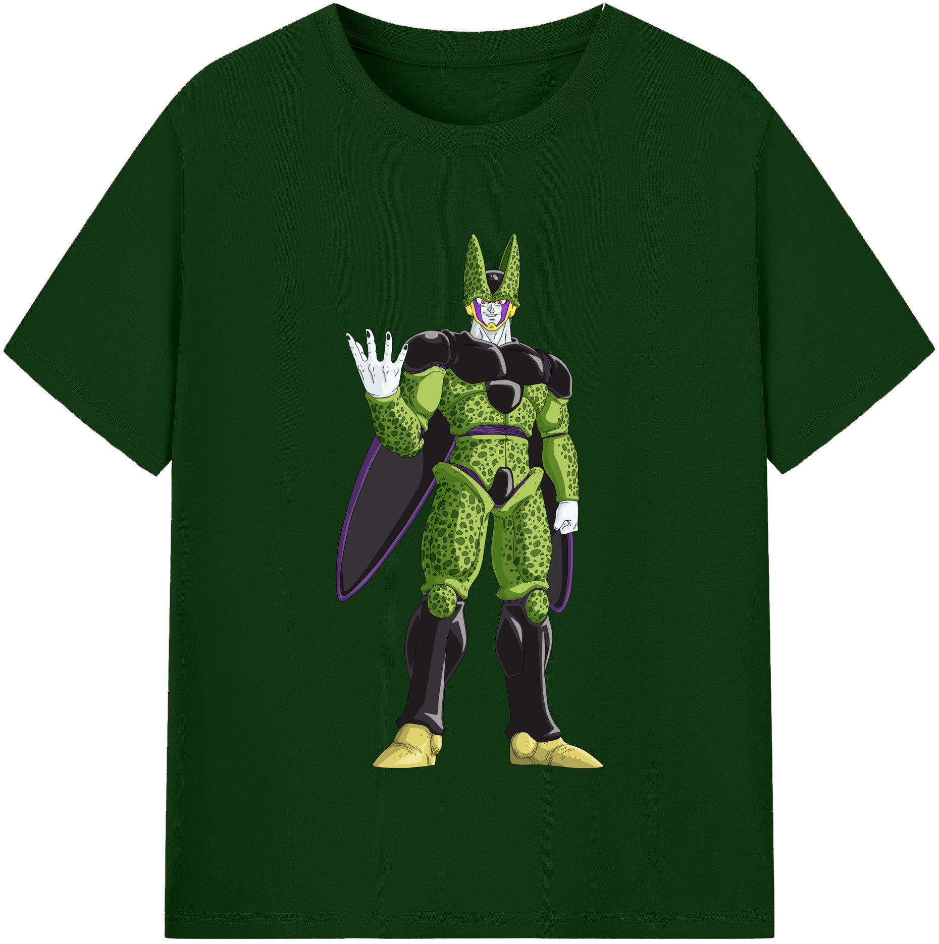 （画像用） ドラゴンボール セル DRAGON BALL Cell 綿100％半袖Tシャツ（フロントプリント）